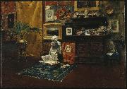 William Merrit Chase Studio Interior oil painting artist